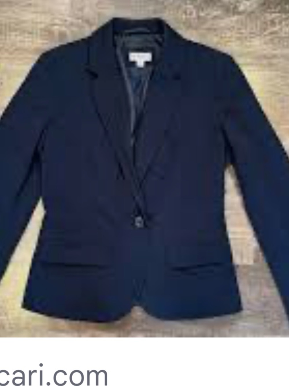 Merona Navy Blazer with Notch Lapel